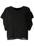Tomorrowland Dropped Shoulder T-shirt - Black