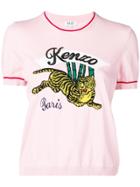 Kenzo Tiger Logo T-shirt - Pink