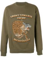 Maharishi - Crouching Tiger Sweater - Men - Cotton - Xl, Green, Cotton