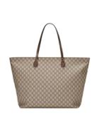 Gucci Ophidia Gg Large Tote - Brown