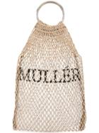 Muller Of Yoshiokubo Fishnet Logo Mini Bag - Do Not Use - Beige