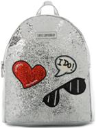Love Moschino Glitter Logo Backpack - Metallic