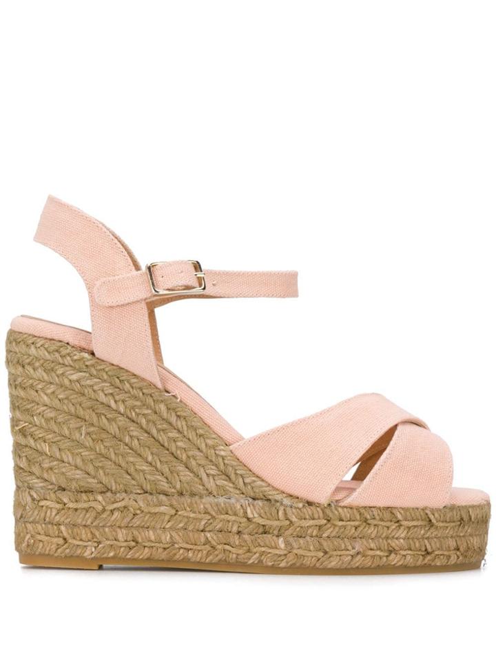 Castañer Blaudell Wedge Espadrilles - Pink