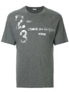 Comme Des Garçons Vintage Faded-print T-shirt - Grey