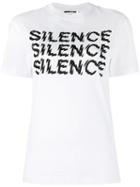 Mcq Alexander Mcqueen - Silence T-shirt - Women - Cotton - Xs, White, Cotton