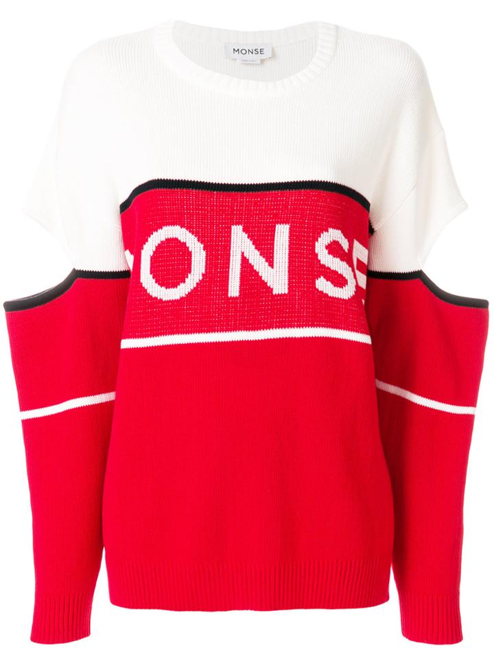 Monse Cut Out Detail Jumper - Red