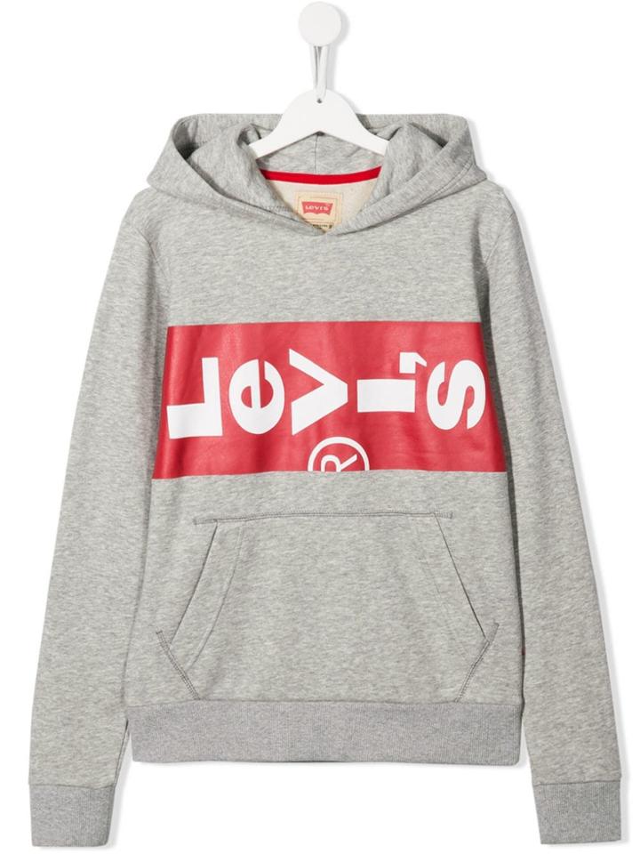 Levi's Kids Teen Logo Hoodie - Grey