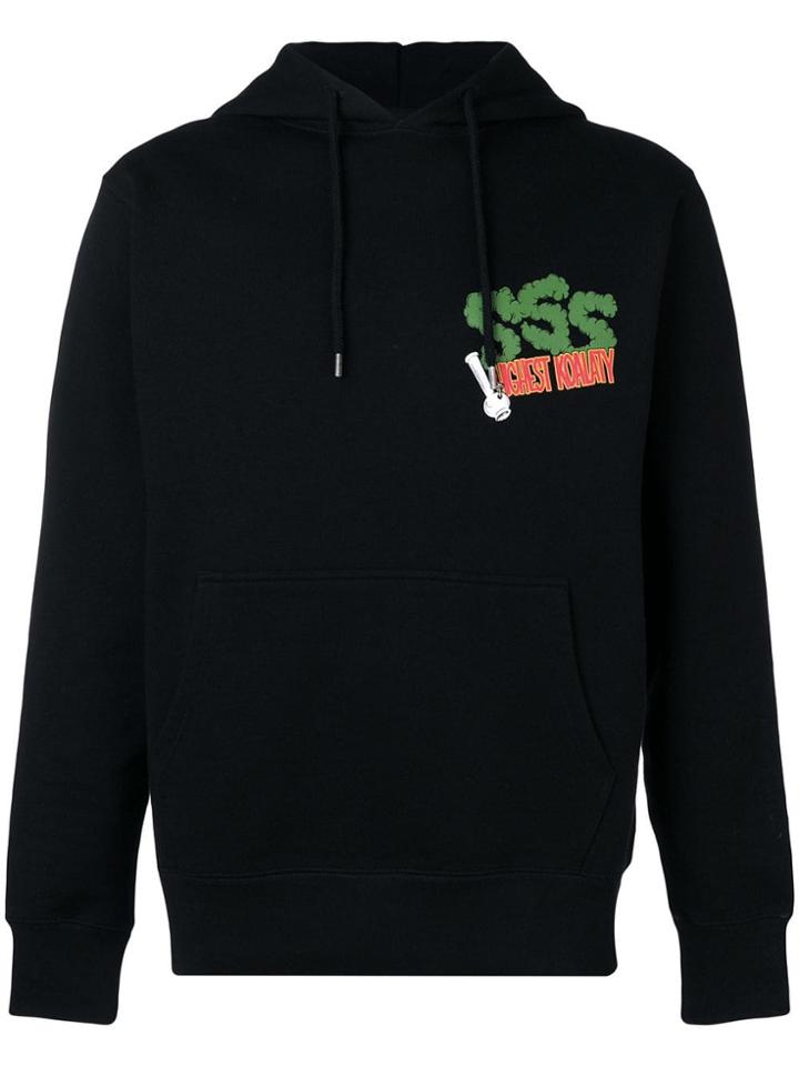 Sss World Corp Tears Hoodie - Black