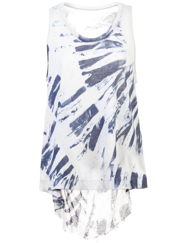 Raquel Allegra Signature Jersey Swing Tank Top - Blue