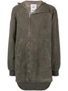 Lost & Found Rooms Asymmetric Zip Jacket - Neutrals