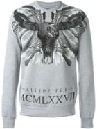 Philipp Plein Bull Skull Print Sweatshirt