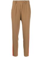 Blanca Relaxed Tailored Trousers - Brown