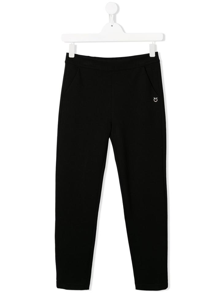 Pinko Kids Colour Block Leggings - Black