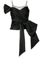 Moschino Bow Detail Top - Black