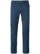 Fay - Regular Trousers - Men - Cotton/spandex/elastane - 34, Blue, Cotton/spandex/elastane