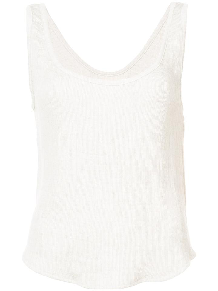 Simon Miller Shoshone Ribbed Vest - White