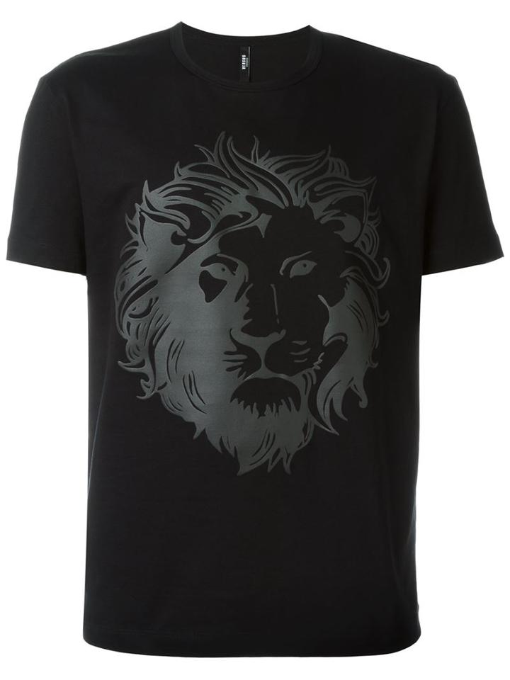 Versus Lion Head Print T-shirt