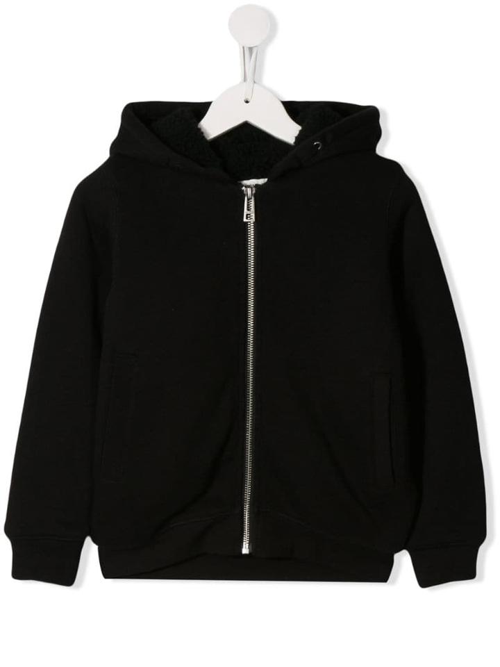 Zadig & Voltaire Kids Embroidered Logo Hoodie - Black