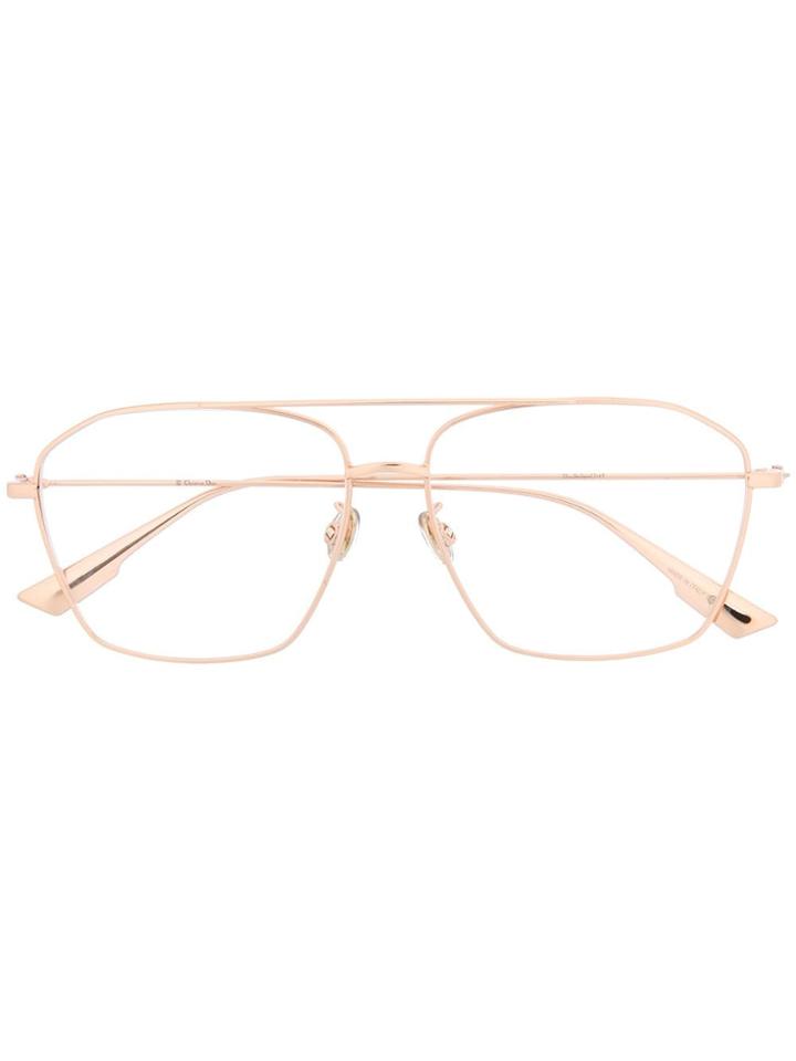 Dior Eyewear Aviator Style Glasses - White
