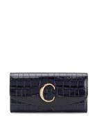 Chloé C Long Wallet - Blue