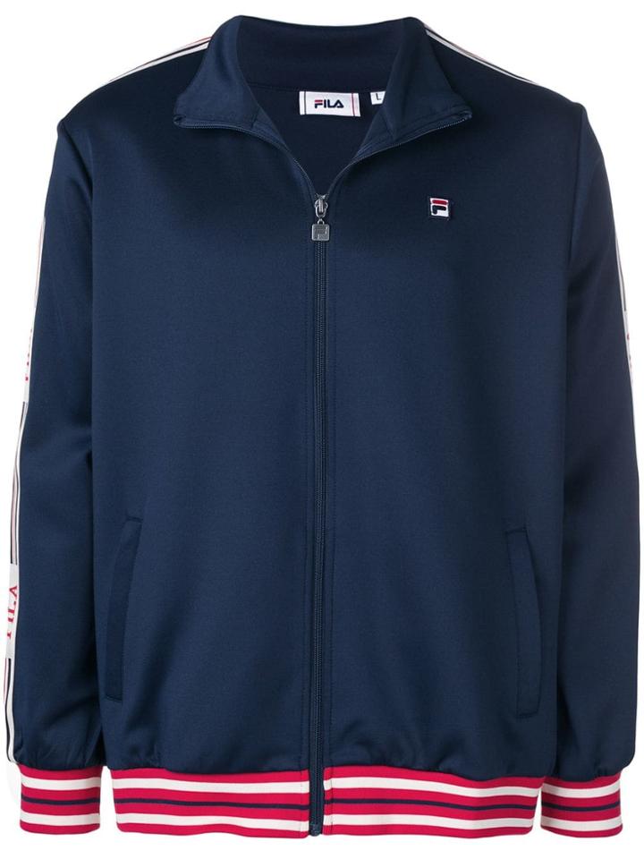 Fila Logo Trim Track Jacket - Blue
