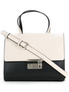 Love Moschino - Foldover Shoulder Bag - Women - Polyurethane - One Size, Black, Polyurethane