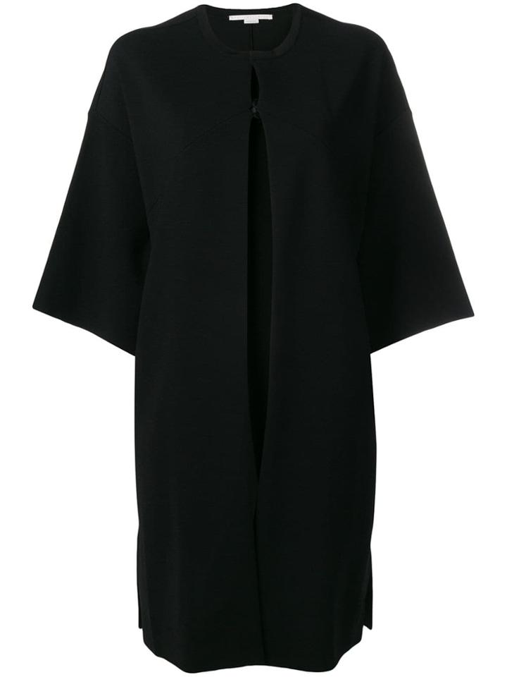 Stella Mccartney Compact Knit Coat - Black