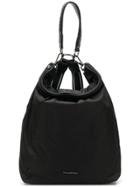 Ermenegildo Zegna Xxx Logo Plaque Backpack - Black
