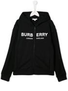 Burberry Kids Printed Hoodie - Black