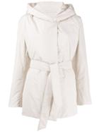 Max Mara Hooded Water-repellent Coat - Neutrals