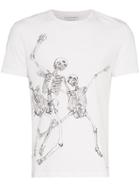 Alexander Mcqueen Skeleton Graphic Print T-shirt - White