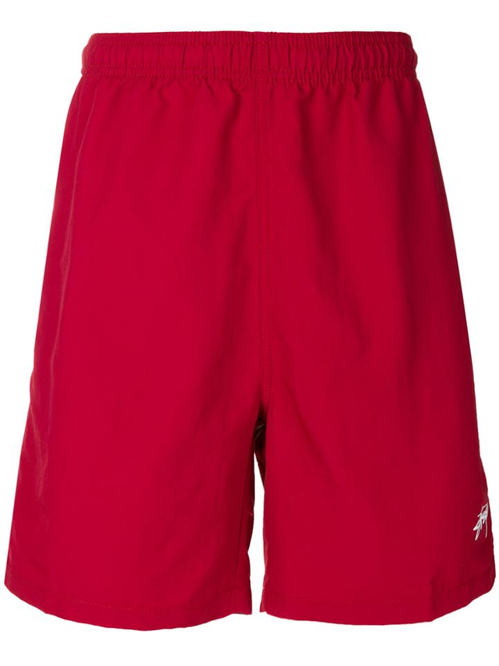Stussy Stock Water Swim Shorts - Red