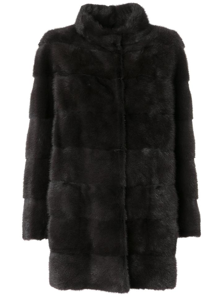 Arma Classic Fitted Coat - Brown