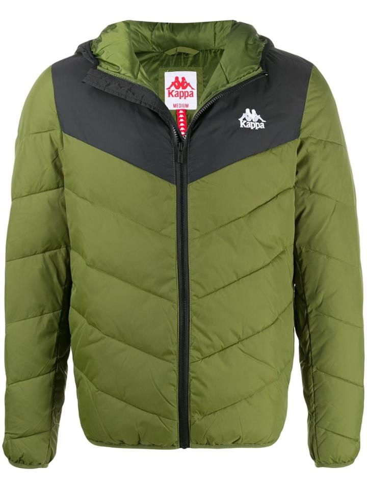 Kappa Padded Hooded Jacket - Green