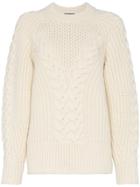 Alexander Mcqueen Chunky Knit Sweater - Neutrals