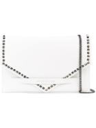 Marc Ellis - Large Kimmy Clutch - Women - Leather - One Size, White, Leather