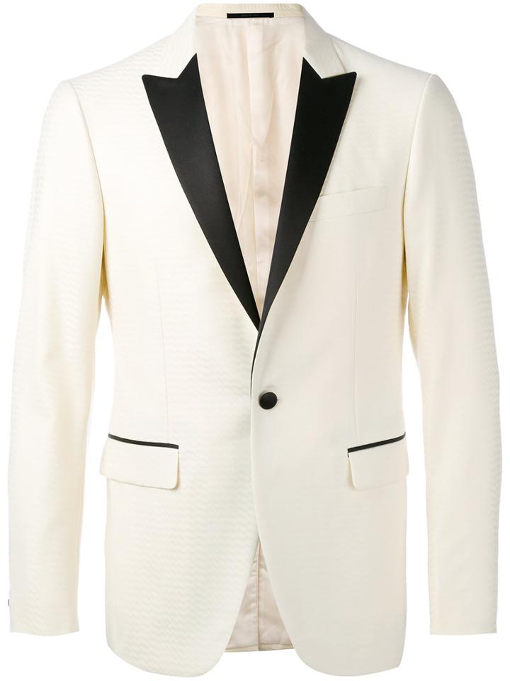 Pal Zileri - Tuxedo Blazer - Men - Cupro/wool - 48, White, Cupro/wool