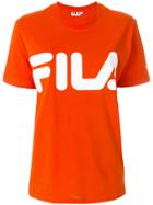 Fila Logo Print T-shirt - Yellow & Orange