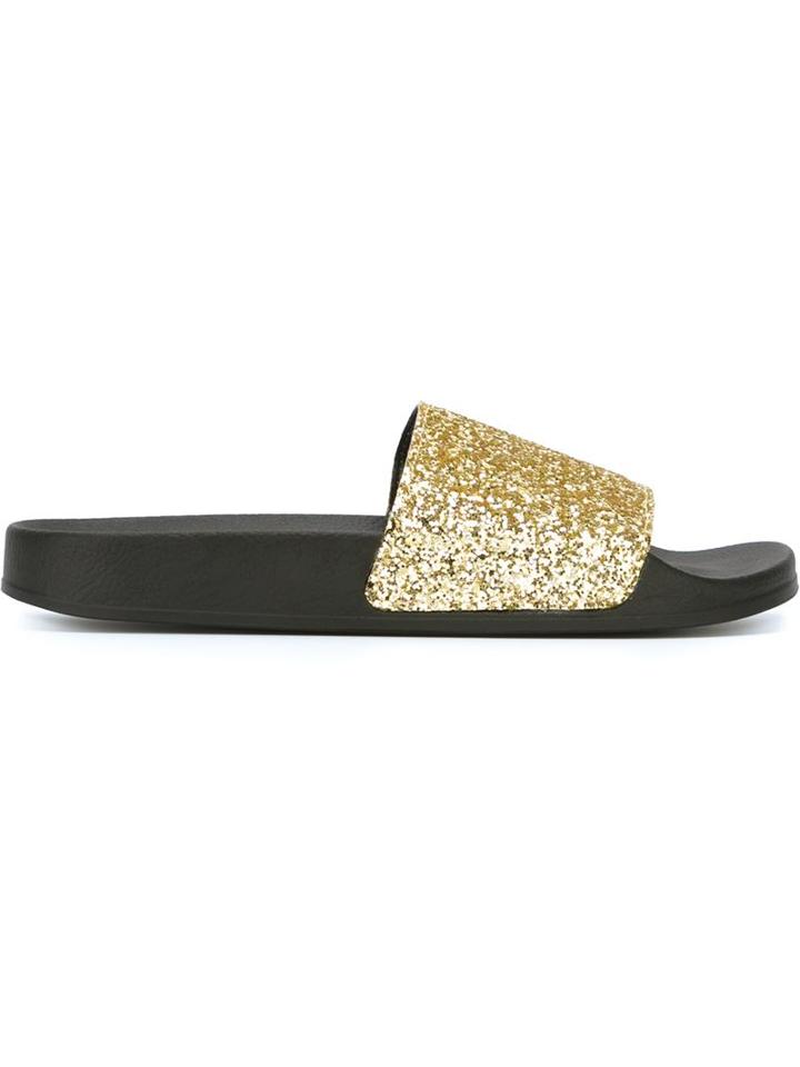 Palm Angels Glitter Flip Flop