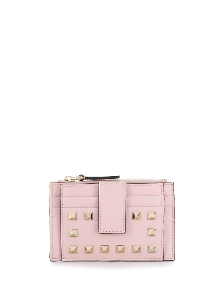 Valentino Valentino Garavani Rockstud Card Holder - Pink