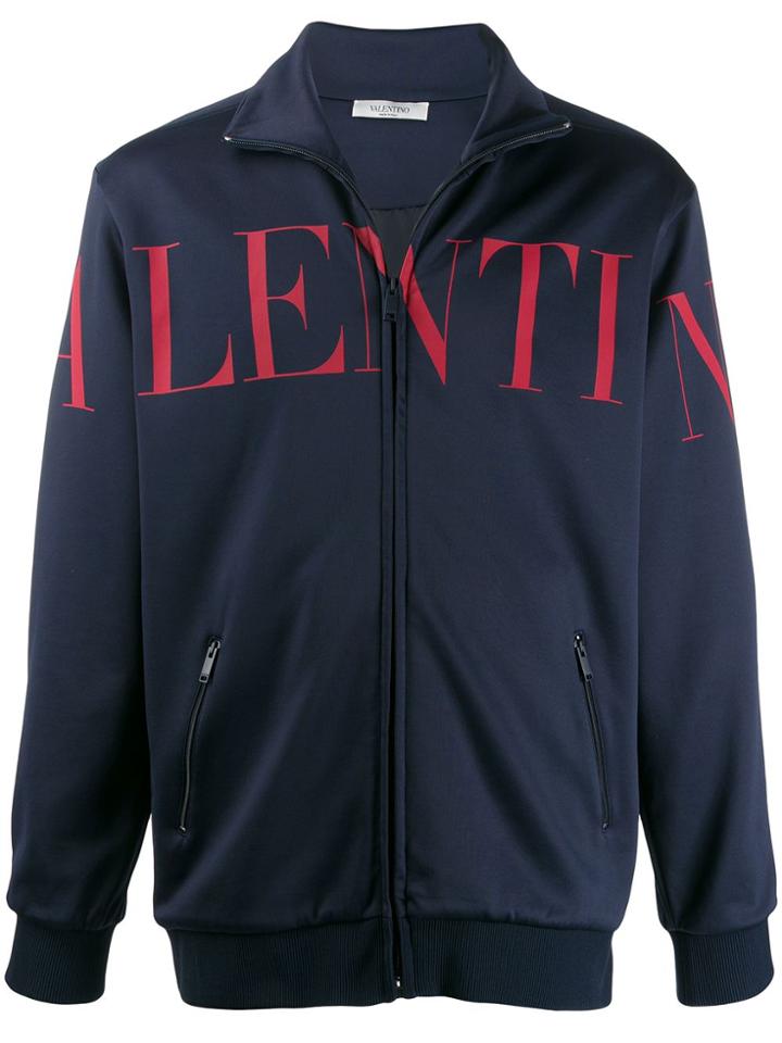 Valentino Logo Track Jacket - Blue