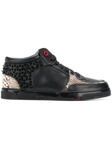 Royaums Spiked Detail Sneakers - Black