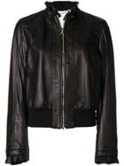 Patrizia Pepe Frill Detail Jacket - Black