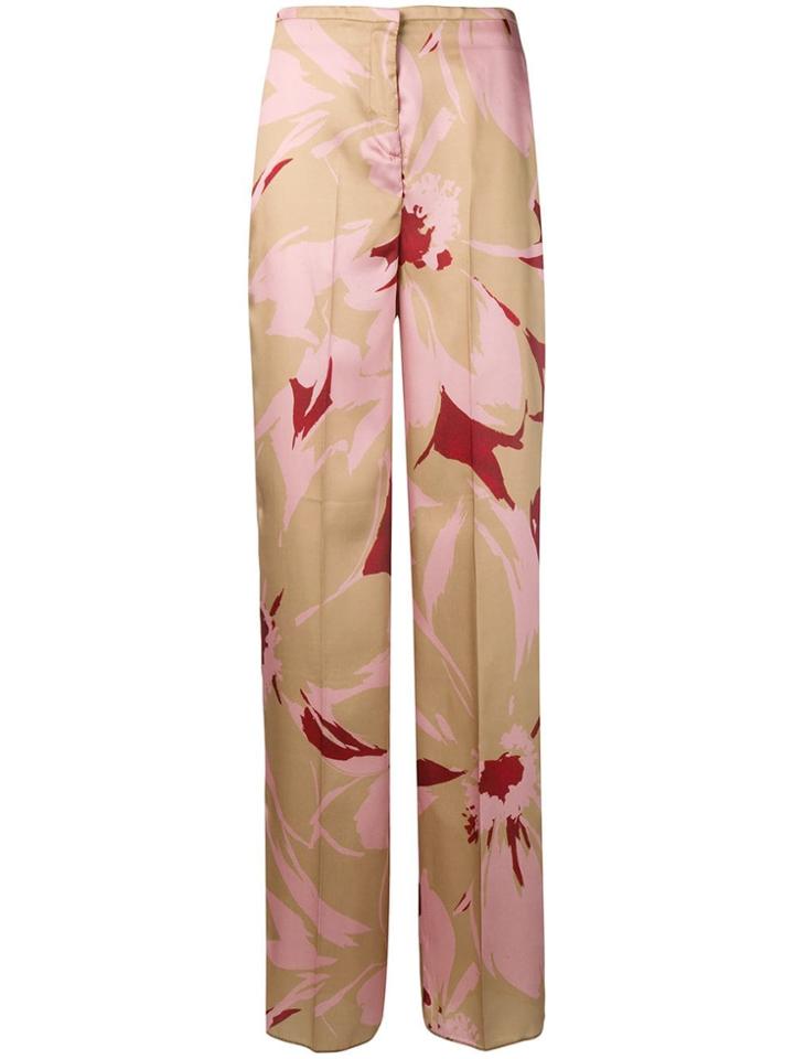 Incotex Abstract Print Trousers - Neutrals
