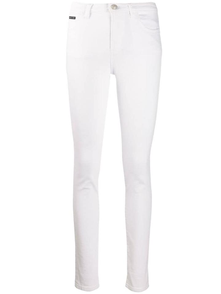 Philipp Plein Slim Fit Jeans - White