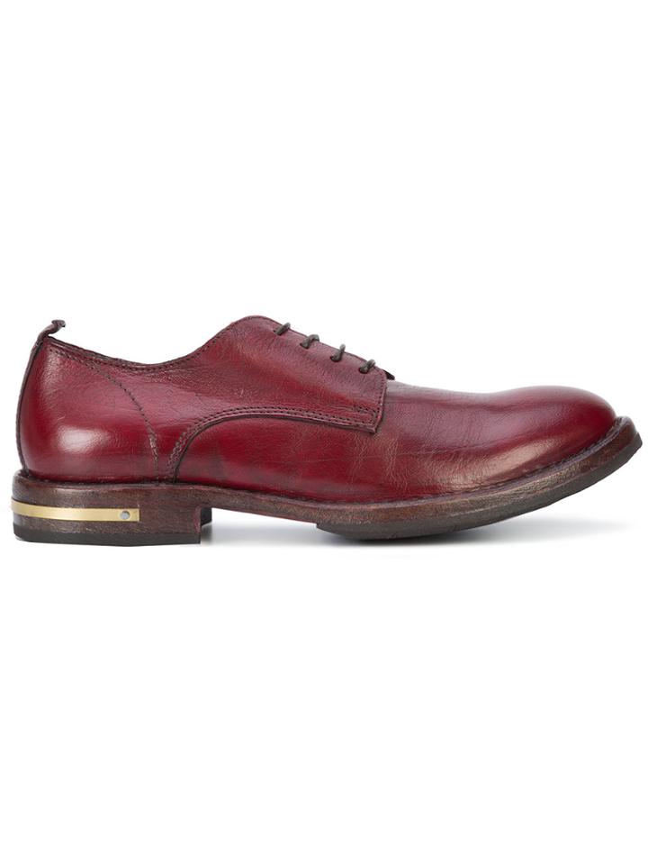Moma Derby Shoes - Red
