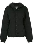Yohji Yamamoto Pre-owned Fitted Puffer Coat - Black