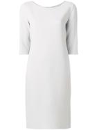 Les Copains Round Neck Dress - Grey
