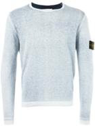 Stone Island Arm Patch Jumper - Grey