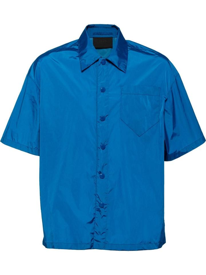 Prada Triangle Pocket Shirt - Blue